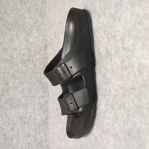 Birkenstock Arizona EVA Black Rubber Sandals Slides Sz 36 US Ladies Size 5.5